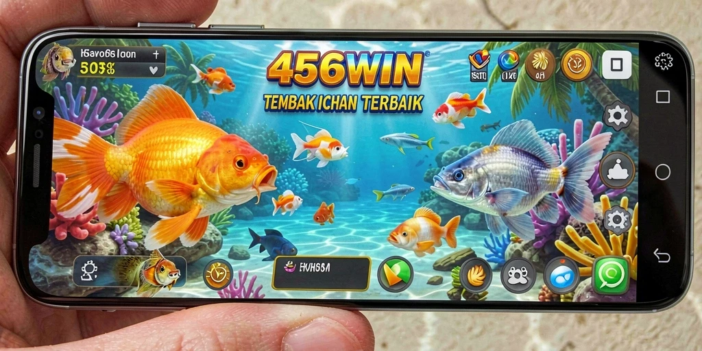 Tampilan gameplay seru saat menembak ikan di 456WIN.