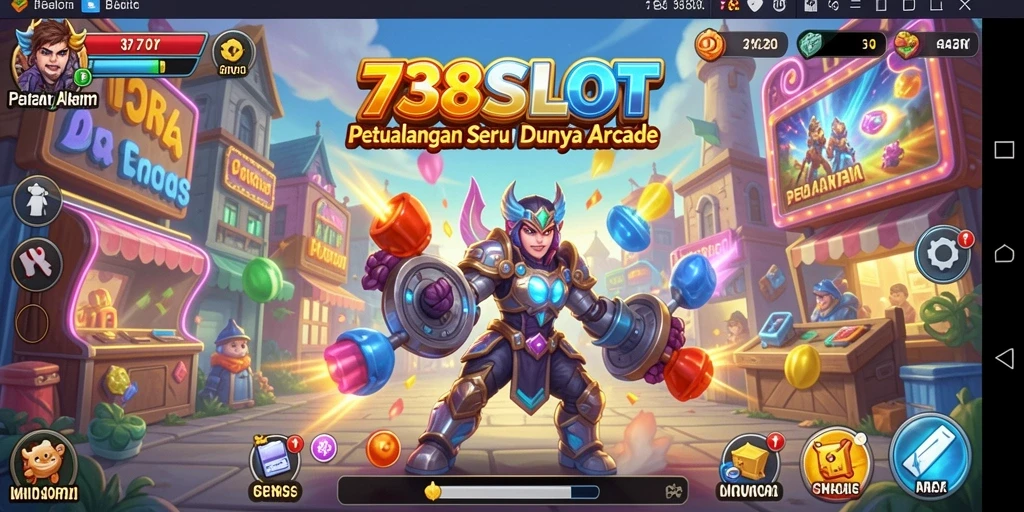Screenshot gameplay menunjukkan pengalaman seru di 738SLOT.