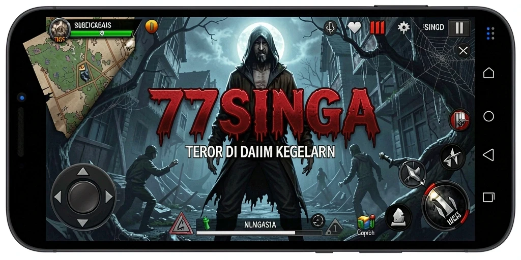 Tangkapan layar dari gameplay <strong>77SINGA</strong> yang menampilkan kengerian yang menghantui.