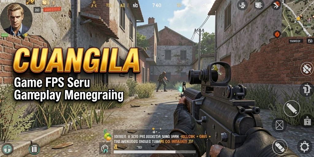 Gameplay CUANGILA yang seru dalam aksi tembak-menembak.