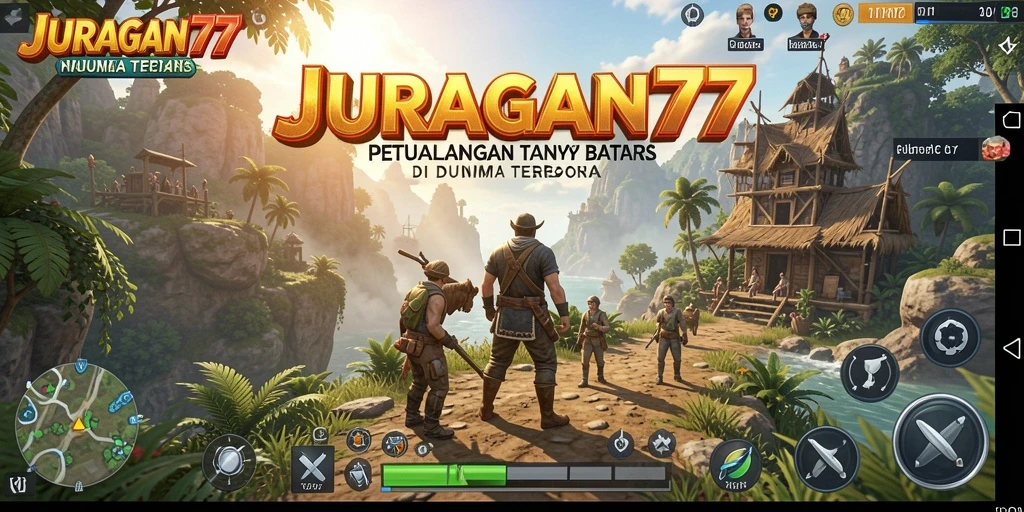 Screenshot JURAGAN77 menampilkan aksi seru dalam dunia terbuka.