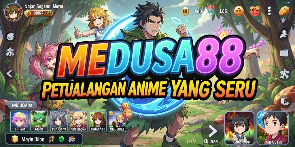 Tampilan gameplay seru dari <strong>MEDUSA88</strong> yang penuh warna dan aksi.