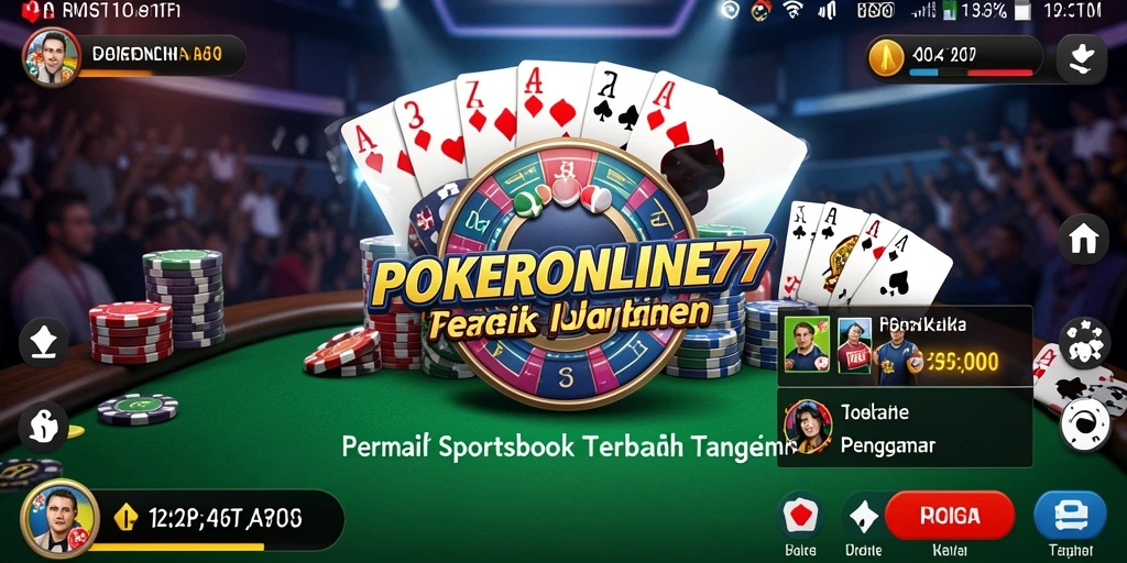 Gameplay menarik di POKERONLINE77 tampil dengan berbagai opsi taruhan.