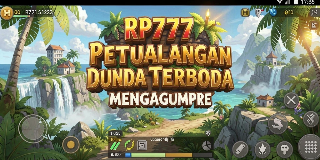 Screenshot utama menunjukkan aksi petualangan menyenangkan di dunia terbuka.