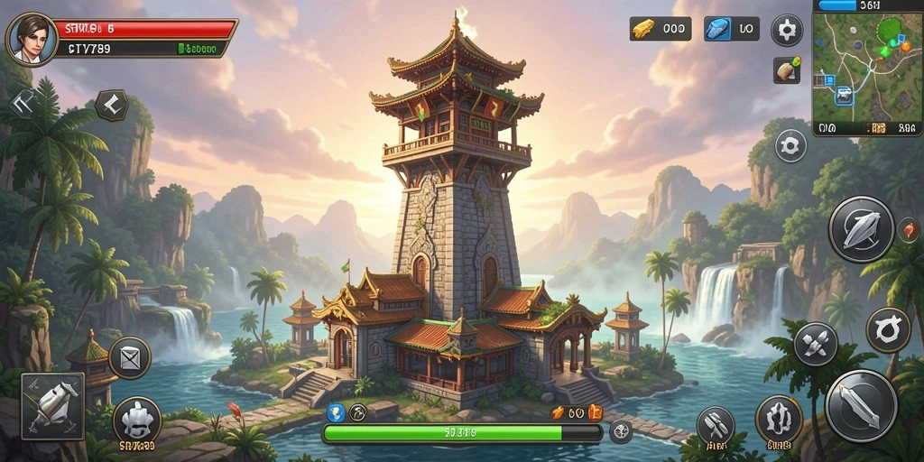 Gameplay menara pertahanan yang seru dan strategis.
