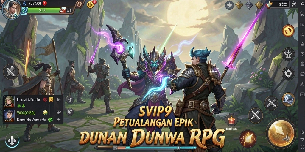 Screenshot gameplay <strong>SVIP9</strong> menunjukkan aksi pertempuran yang mendebarkan dan grafik yang memukau.
