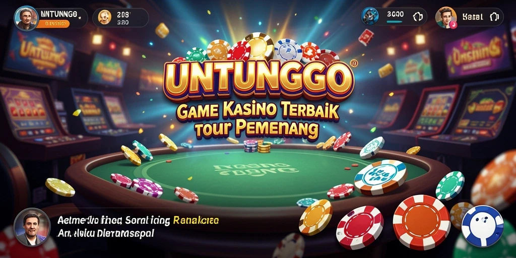 Tampilan menarik dari gameplay Kasino di UNTUNGGO.